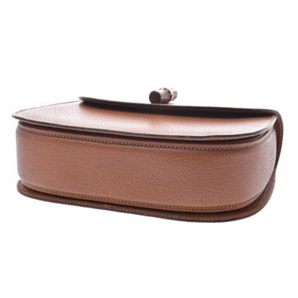 Gucci Bamboo Handbag Brown Calf Strap - Picture 4 of 12